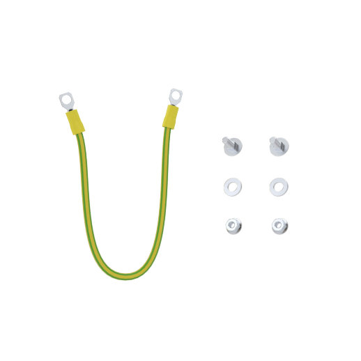 Перемычка медная с наконечниками под винт М6, в комплекте с метизами HDZ, L=300 мм ДКС Перемычка медная 6 кв.мм (SC6L300KHDZ)