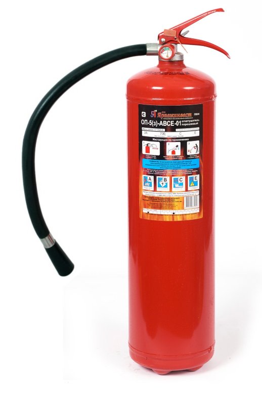 Огнетушитель порошковый закачной, переносной Прочие российские ОП-5 (з) АВСЕ
