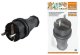 Вилка прямая каучук TDM ЕLECTRIC Вилка прямая 2Р+РЕ 16А 250В IP44 (SQ0612-0001)