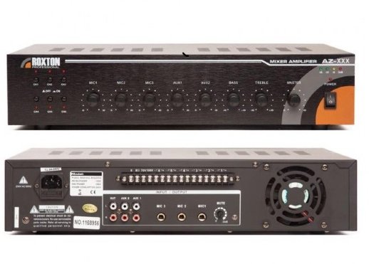 Усилитель трансляционный зональный, 480 Вт ROXTON AZ-480