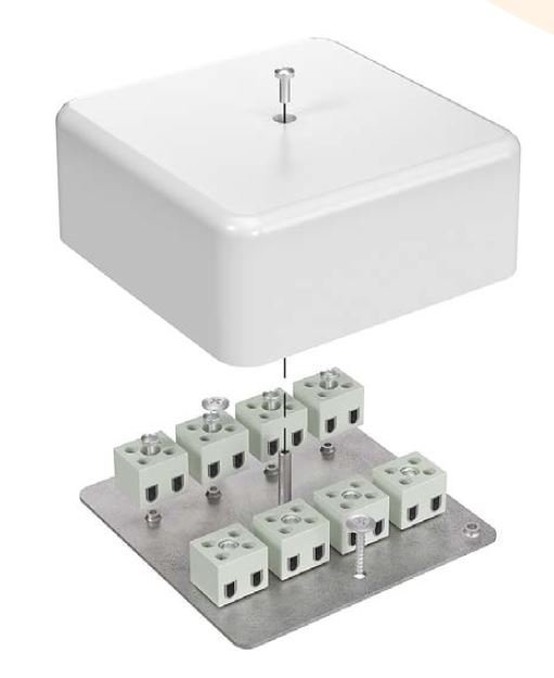 Коробка огнестойкая 103х103х45 для кабель-канала (40-0470-FR10.0-6)