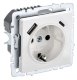 Розетка с з/к с USB A+C 18Вт РЮш11-1-БрБ белый BRITE (BR-R14-16-U22-018-K01)