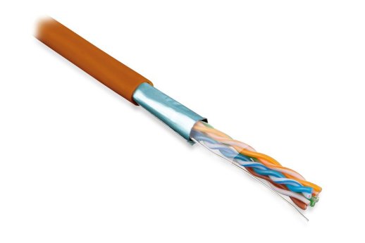 Кабель «витая пара» (LAN) для структурированных систем связи Hyperline FUTP4-C5E-S24-IN-LSZH-OR-305