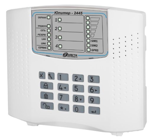 Устройство оконечное объектовое Элеста Юпитер-2445 (4 IP/GPRS)