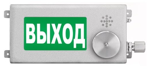 Оповещатель охранно-пожарный световой взрывозащищенный (табло) Спектрон НПО ТСВ-Exm-Н-Прометей-МИНИ 220В "ВЫХОД"
