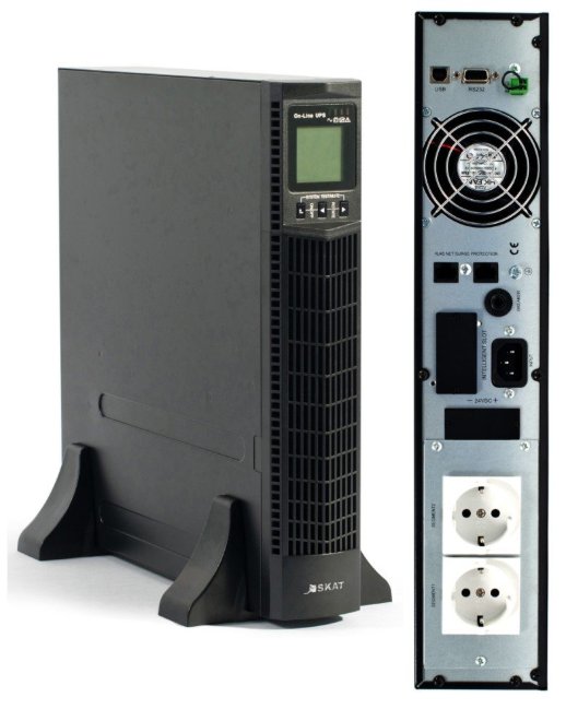 Бесперебойный источник питания Бастион SKAT UPS 1000 RACK + 2х9Ah (482)