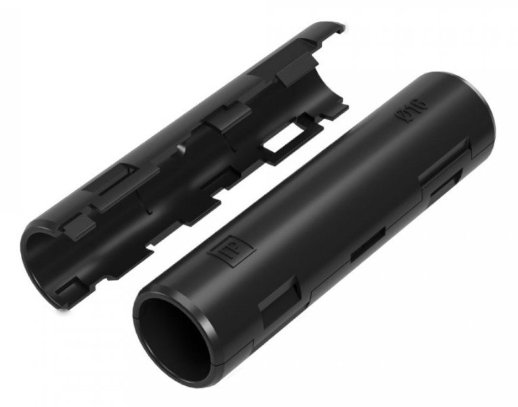 Муфта разборная D=16 атмосферостойкая черная (PR13.0433)