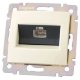 Розетка Valena 1хRJ45, 8 контактов, ISDN/Интернет, слоновая кость (774341)