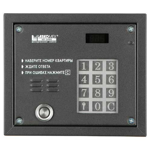 Блок вызова для цифрового многоквартирного домофона Laskomex АО-3000ТМ "Энергия" (CP+EC-2502) с БП