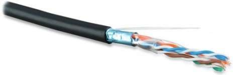Кабель «витая пара» (LAN) для структурированных систем связи Hyperline FUTP4-C5E-S24-OUT-LSZH-BK-500