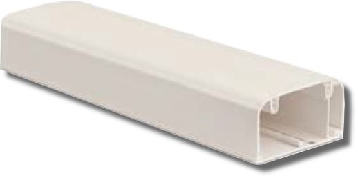 Короб, с перегородкой, боковой и фронтальной крышками ДКС Короб 90х50мм с перегородкой (09500)