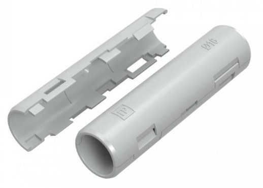 Муфта разборная D=16 атмосферостойкая серая (PR13.0429)