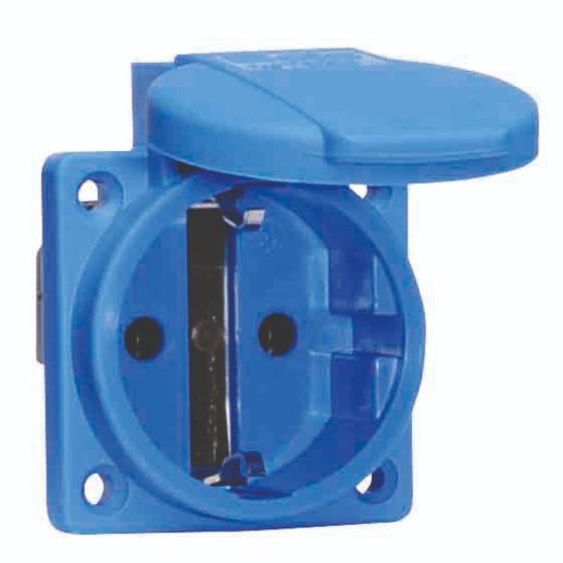 Розетка встраиваемая Schuko 16A, 3p, 250V, IP54, (71094)