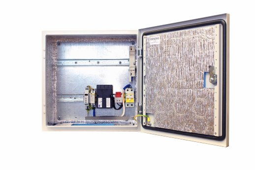 Кросс оптический уличный в монтажном шкафу OSNOVO OS-44H2