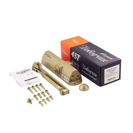 Доводчик дверной NORA-M НОРА-М 4ST (золото)