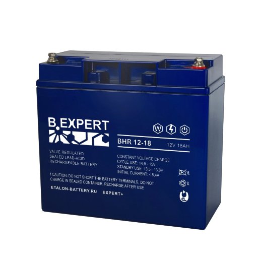 Аккумулятор герметичный свинцово-кислотный ETALON ETALON B.EXPERT BHR 12-18