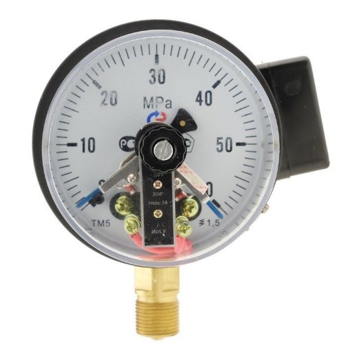 Электроконтактный манометр 0-60 бар