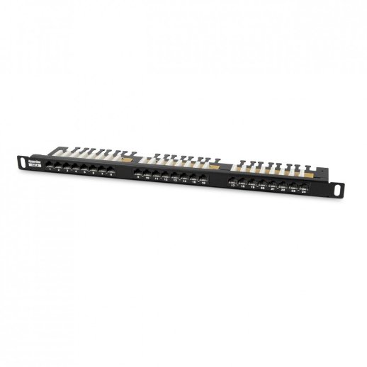 Патч-панель 19" Hyperline PPHD-19-24-8P8C-C6-110D