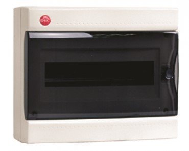 Щиток настенный ДКС Щиток настенный с дверцей 12 модулей IP41 белый (84612)