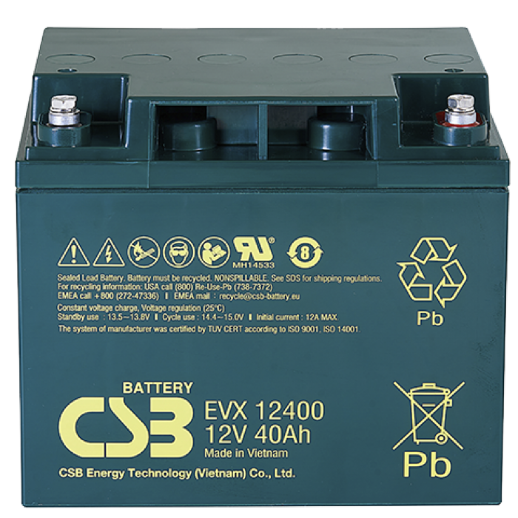 Аккумулятор герметичный свинцово-кислотный CSB CSB EVX 12400