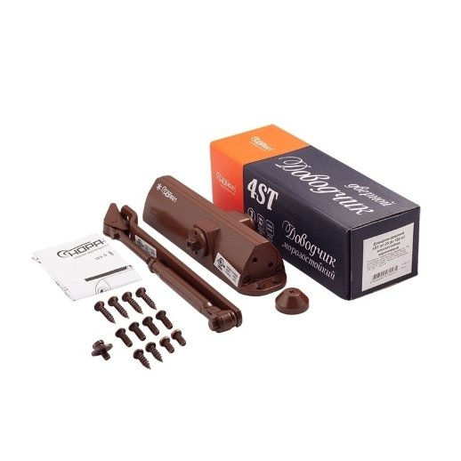 Доводчик дверной NORA-M НОРА-М 4ST (коричневый)