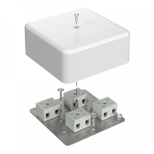 Коробка огнестойкая 103х103х45 (латунь) (40-0470-FR2.5-8-Е60)