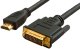 Кабель HDMI 2.0, А (вилка)- DVI-D (24+1) (вилка) LAZSO WH-141(10m)