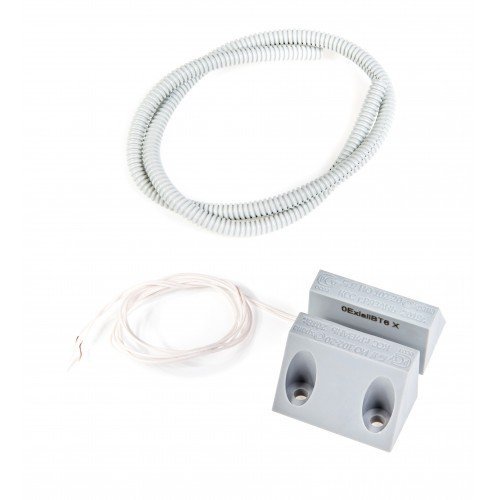 Извещатель охранный точечный магнитоконтактный, искробезопасное исполнение, кабель в пластмассовом рукаве КомплектСтройСервис ИО 102-20 Б2П ИБ (искробезопасный)