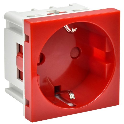 Розетка з/к з/ш в/з PRIMER РКС-20-32-П-К красн. IEK (PR-KK40D-RSZH-2-2-K04)