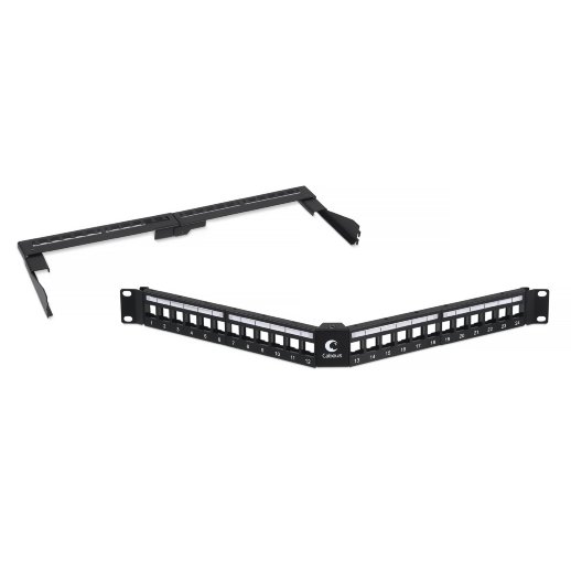 Модульная патч-панель высокой плотности 19" (1U), 48 пор. CABEUS PLBHD-48-SH-1U (9661c)