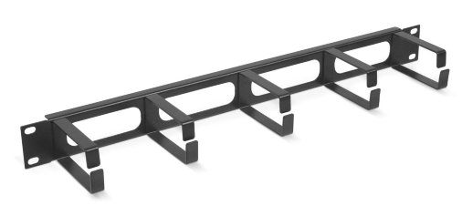 Кабельный организатор 19" CABEUS JB08-1U-BK (7115c)