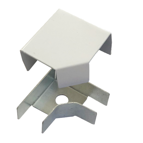 Угол L-образный для кабель-канала Гефест Соединитель ККМО Угол 25 L-образный металлический