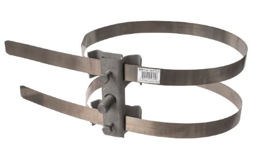 Держатель хомут сдвоенный Ø80-300мм для изоляционной штанги, М16 TDM (SQ2402-3161)