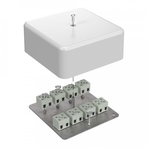Коробка огнестойкая 103х103х45 (латунь) (40-0470-FR6.0-16-Е60)