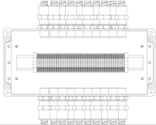 Коробка коммутационная взрывозащищённая Компания СМД КВМК 4001