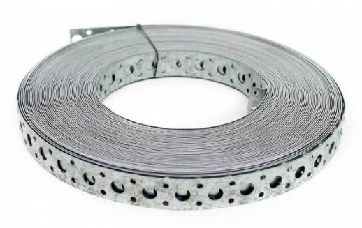 Лента монтажная перфорированная 12х0,55 (25м) прямая (PR08.3830)