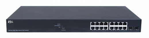 Коммутатор с питанием по PoE RVi RVi-2NSXM16G-2S