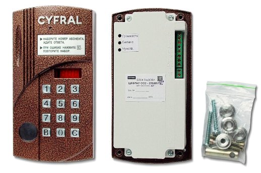 Вызывная панель цветная с контроллером Цифрал Цифрал CCD-2094М/РКVC