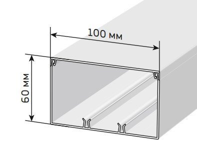 Короб IEK Короб 100х60 ЭЛЕКОР (CKK10-100-060-1-K01)