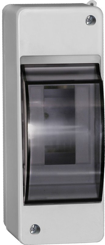 Щиток модульный с прозрачной дверцей, настенный IEK Бокс КМПн 2/2 (MKP42-N-02-30-20)