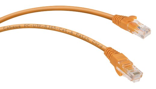 Патч-корд медный CABEUS PC-UTP-RJ45-Cat.6-1m-OR (8698c)