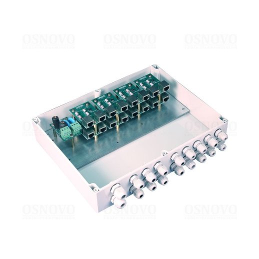Устройство грозозащиты цепей Ethernet OSNOVO SP-IP8/1000PW