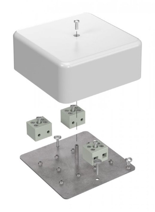 Коробка огнестойкая 103х103х45 (латунь) (40-0470-FR6.0-6-Е60)