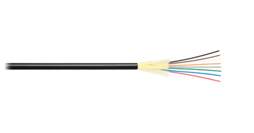 Кабель волоконно-оптический многомодовый NIKOLAN NKL-F-008M2I-00C-BK
