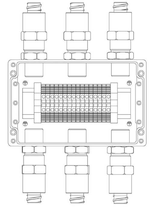 Коробка коммутационная взрывозащищённая Компания СМД КВМК 1602