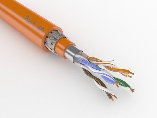 Кабель «витая пара» (LAN) в броне Паритет ParLan ARM PS F/UTP Cat5e ZH нг(А)-FRHF 2х2х0,52