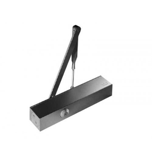 Доводчик для дверей весом до 160 кг, двухскоростной (без рычага) dormakaba TS-83 без рычага (серый)