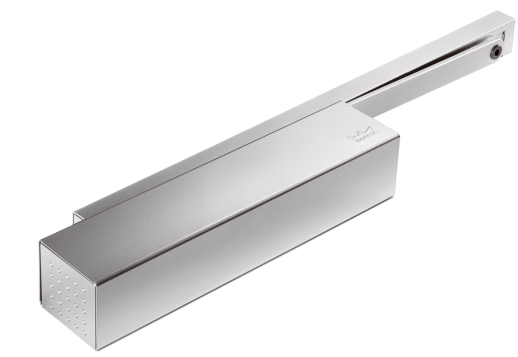 Доводчик для дверей весом до 120 кг, двухскоростной dormakaba TS-92 В без скользящего канала (серый)