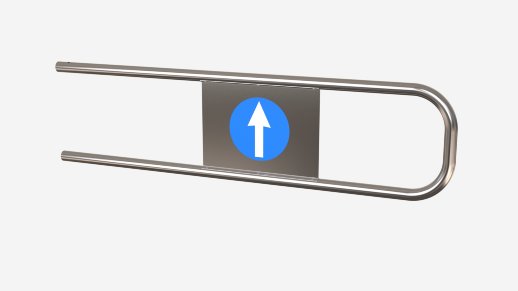 Створка для калитки РостЕвроСтрой Ростов-Дон дуга для АК160 L=1200 мм