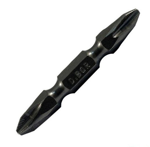 Биты намагниченные двухсторонние, ACR2 D.BOR Биты двухсторонние, Ph2-Ph2 x 50 мм (10шт) (D-MA-P2P2-050-010)